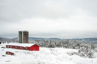Hubbards Barn In Winter