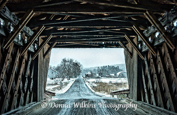 Undercover On A Snowy Day-Gormley Bridge