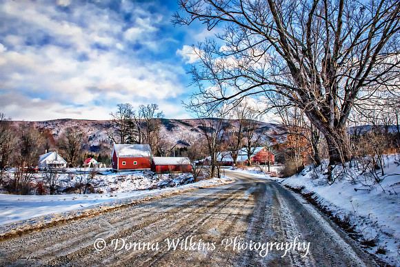 The Raiche Farm In Winter