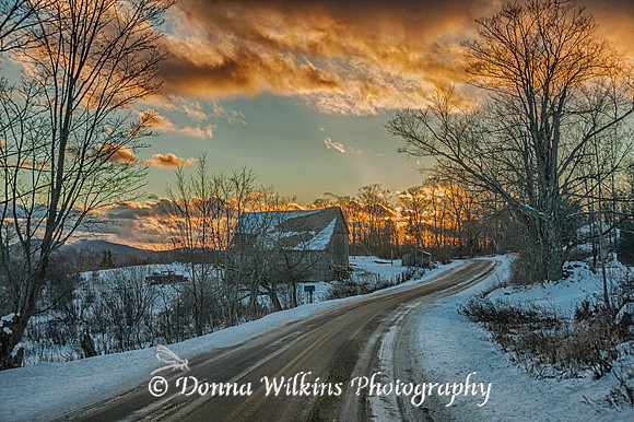 "Shrewsbury Sundown"  Shrewsbury, Vermont
