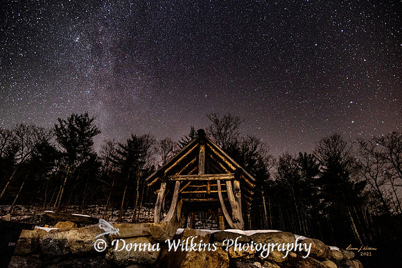 Starry Night With The Milky Way
