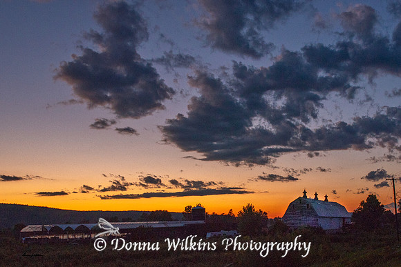 After Sunset At The Chambers Farm