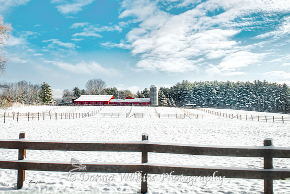 Beautiful January Morning At Sunny Slope Farm