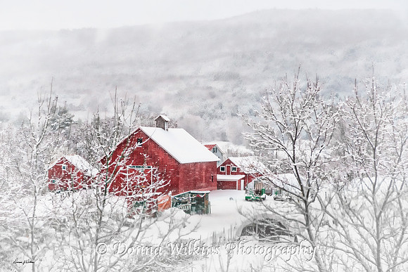 Pine Hollow Farm in the Winter, Clarendon, Vermont
