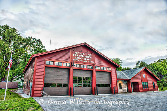 Spring Evening At The Fire Station