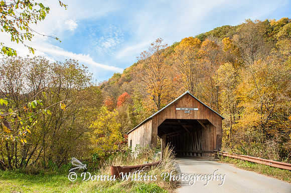 Cilley Covered Bridge, Tunbridge, Vermont   c. 1883