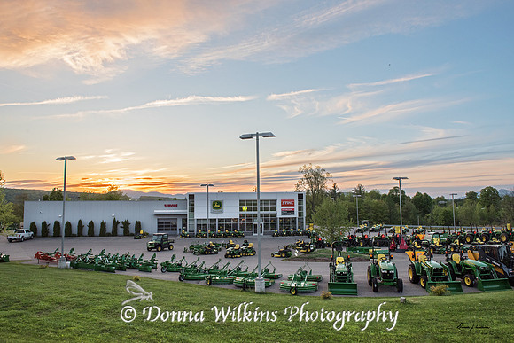 Tractors & The Sunset