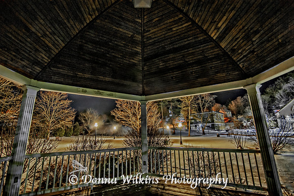 "Bandstand View"   Proctor, Vermont