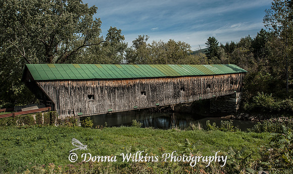 "Hammond Covered Bridge", Historic Marker, Pittsford Vermont