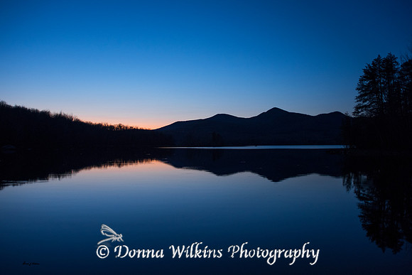 Chittenden Dam After Sunset