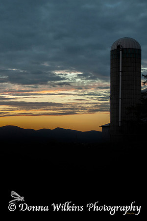 Sunset At Hubbards Farm, Rutland Town, Vermont